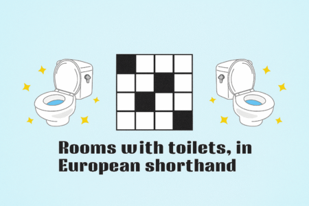 rooms with toilets european shorthand