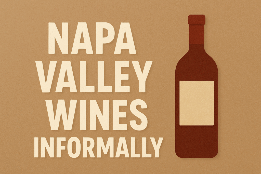 🍷 Napa Valley Wines Informally ✨ | A Crossword Sip of Elegance napa valley wines informally