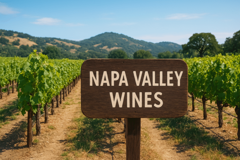 napa valley wines informally