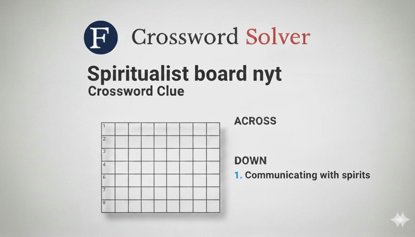 Spiritualist Board NYT