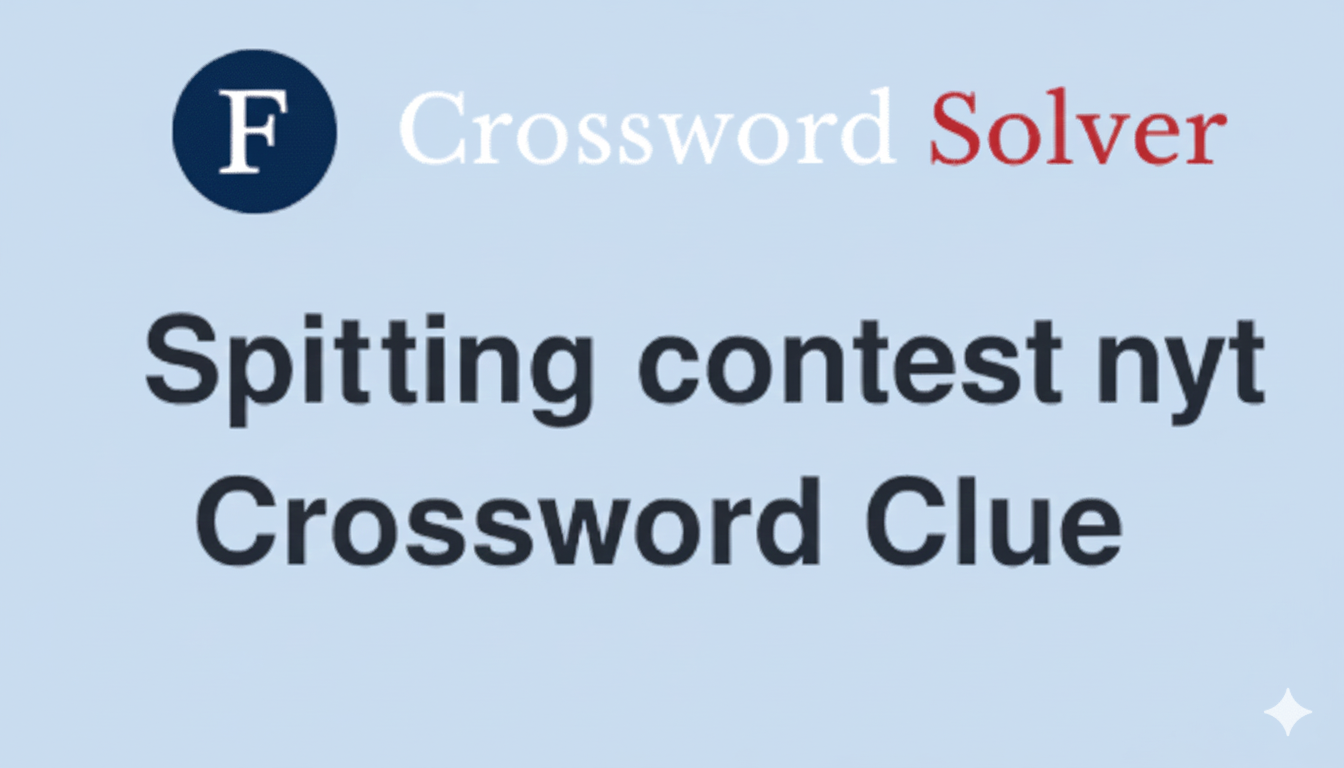 Spitting Contest NYT