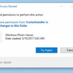 you need permission from trustedinstaller