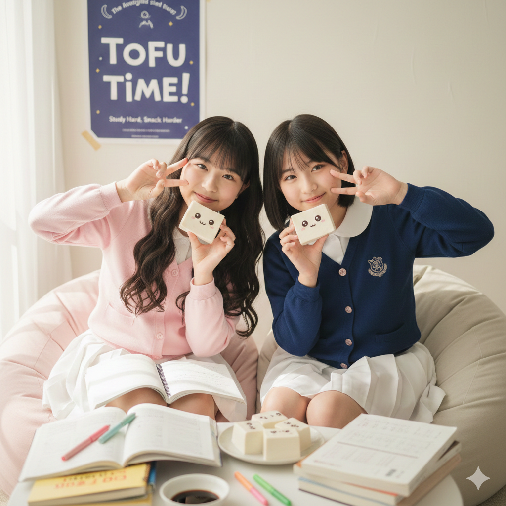 asian schoolgirl step sisters take study break - uwu tofu