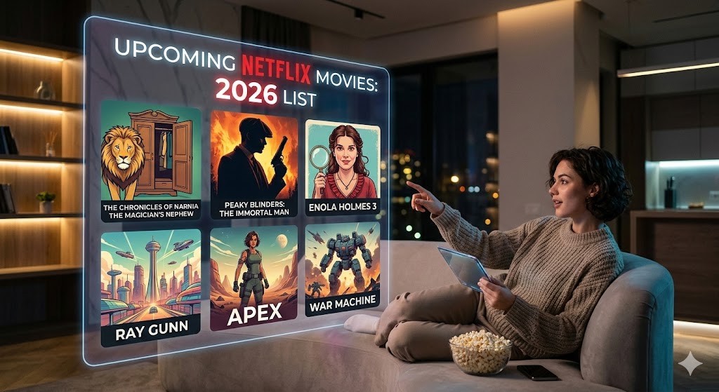 Upcoming Netflix movies 2026 list
