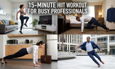 15-minute HIIT workout for busy professionals