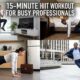 15-minute HIIT workout for busy professionals
