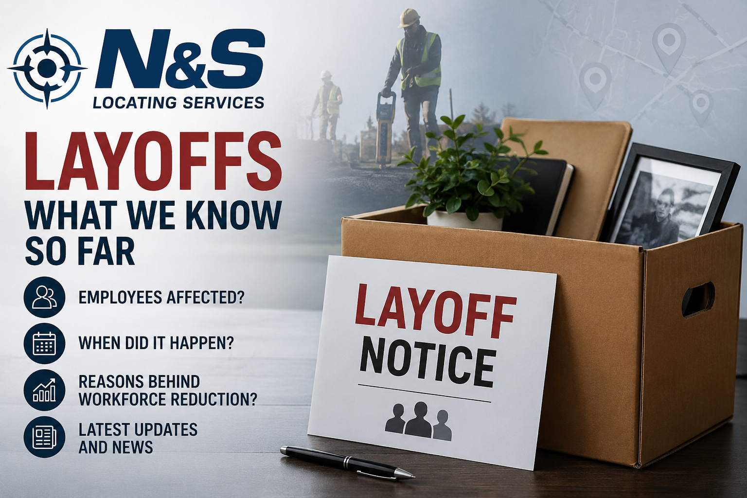 n&s locating services layoffs​