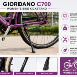 giordano c700 women's bike kickstand​