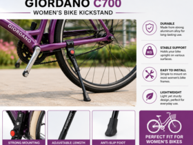 giordano c700 women's bike kickstand​